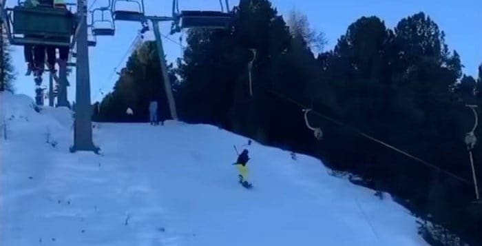 Po spletu kroži posnetek nenavadne nesreče na smučišču, ne boste verjeli, kaj gledate!