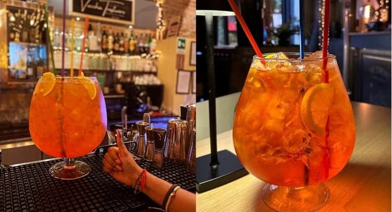 Restavracija v Rimu streže Aperol Spritz v kozarcih do 12-litrov!