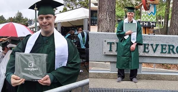 Dokaz, da je mogoče: prvi diplomant z Downovim sindromom!