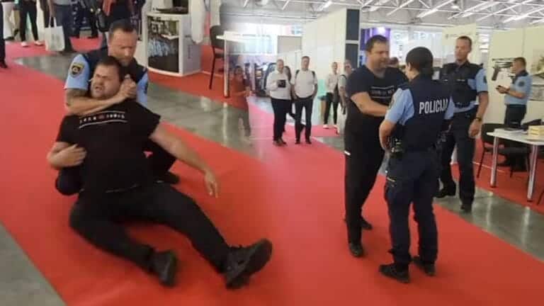 Moški na Celjskem sejmu napadel policistko – Tako so ukrepali!
