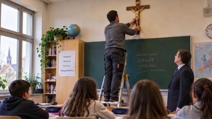 Avstrijci zaostrujejo pravila: Najprej prepoved rut, zdaj obvezni križi v vsaki učilnici!